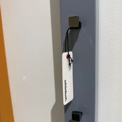 Schönbuch Garderoben|Garderobe Line VSC1730.47.90 Lack Eisblau 47 Haken Rauchchrom EZ