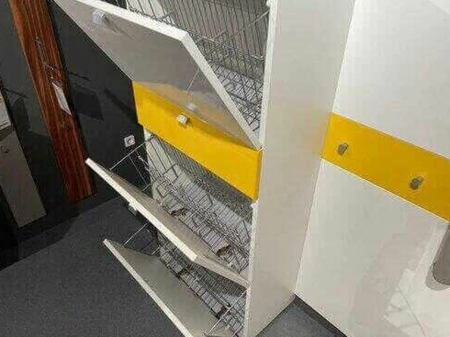 Wittenbreder Garderoben|Garderobe MC UNA Weiß Hochglanz 60HG Mit Gelben Akzenten Hochglanz 75HG