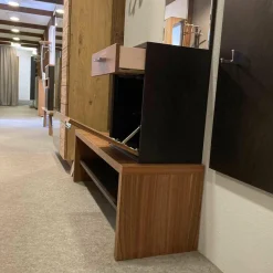 Sudbrock Garderoben|Garderobe Modo M5 Eiche Dunkel Nussbaum mit Spiegel