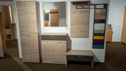 Wittenbreder Garderoben|Garderobe Multi Color Una Bardolino Eiche Dekor Absetzung Lava Dekor Grau