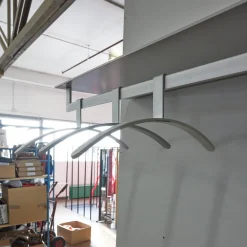 Schönbuch Garderoben|Garderobe S7 Lack Grau-Weiß 27 Inklusive 3 Kleiderbügel