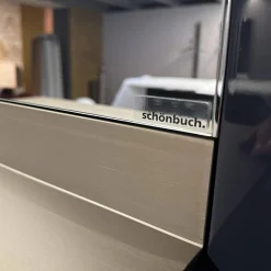 Schönbuch Garderoben|Garderobe S7 Lack Hochglanz Nachtblau 165 Blau Metalloberfläche Bronze Eloxiert 99 Inklusive Kleiderbügel