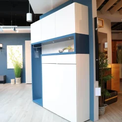 Sudbrock Garderoben|Garderobe Tando Glattlack Blütenweiß Mit Beleuchtung