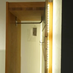 Voglauer Garderoben|Garderobe V Organo Wildeiche Rustiko Inklusive Seitliche Beleuchtung Mit Schalter