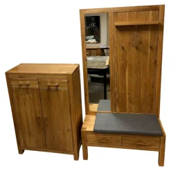 Henke Garderoben|Garderoben-Kombination Casa Wildeiche Massiv