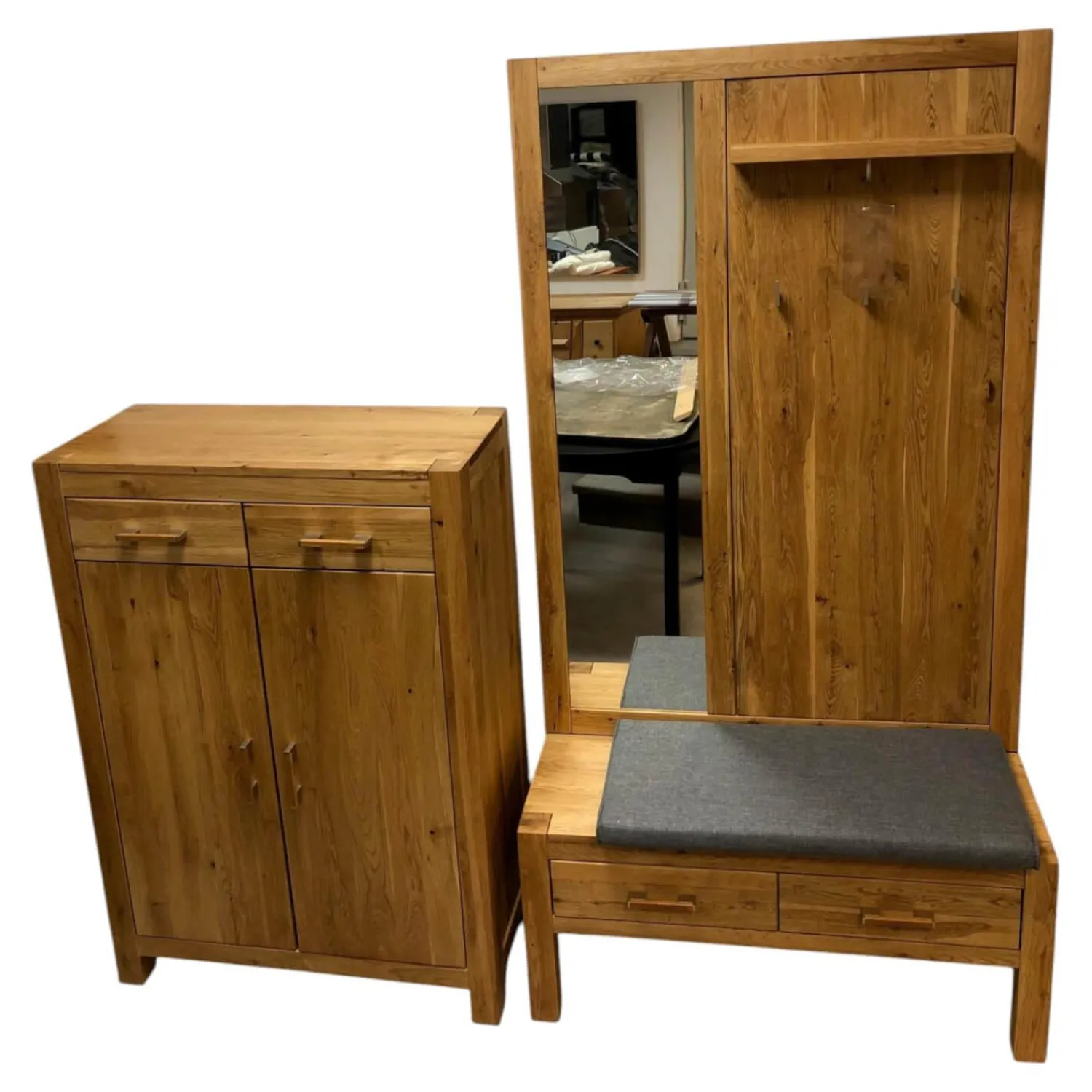 Henke Garderoben|Garderoben-Kombination Casa Wildeiche Massiv