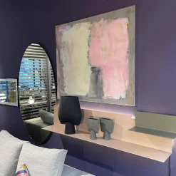 Interlübke Garderoben|Garderobenlösung Lilu Winkelregal Lack Rosenquarz Winkelregal Lack Manor Spiegel mit Beleuchtung