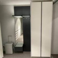 Interlübke Garderoben|Garderobenschrank Collect Front Lack Schneeweiss Korpus Lack Anthrazit