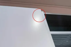 Schönbuch Kleiderschränke|Garderobenschrank Stripes MDF Schneeweiß Weiß Lackiert