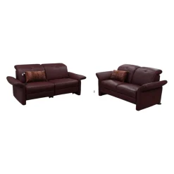 Rom Polstergruppen|2-Sitzer-Sofas|Garnitur 2 Sofas Rotterdam Leder Montana Passion