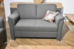 Ponsel Polstergruppen|Garnitur 266 System 10 Bezug Stoff 0634 06 Grau Füße Aluminium F566 50 Ohne Kopfstütze Und Sofakissen