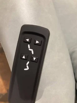 himolla Polstergruppen|Garnitur 6270 Und 7270 Bezug Leder Longlife Soft 22 Jade Blau Grau Füße Metall Schwarz Inklusive Manuell Ausklappbaren Kopfstützen