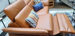 Rom Polstergruppen|Garnitur Adora Leder Montana Cognac 2 Sofas
