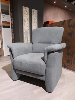 Gruber Polstergruppen|Garnitur Akador Flensburg Stoff Casio Stahlblau 228 2 Sofas Sessel