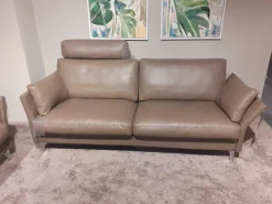 Erpo Polstergruppen|Garnitur CL 990 Leder 42 Fango 2 Sofas 1 Kopfstütze
