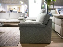 Erpo Polstergruppen|Garnitur CL 360 Stoff 2040 56 Korpus Keder Grau Leder 42 162 Grau Mit Kissen
