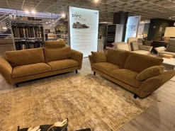 Erpo Polstergruppen|Garnitur Classic 970 Stoff Osino 2037.68 Gelb 2 Sofas