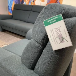 Arco Polstergruppen|Garnitur Colorado Casada Stoff Q2 Melite Gletscher Blau 2 Sofas 1 Sessel