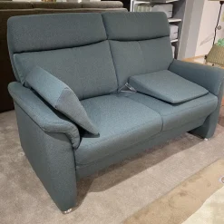 Arco Polstergruppen|Garnitur Colorado Casada Stoff Q2 Melite Gletscher Blau 2 Sofas 1 Sessel