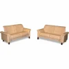 Stressless Polstergruppen|Garnitur Como Leder Paloma Beige 2 Sofas