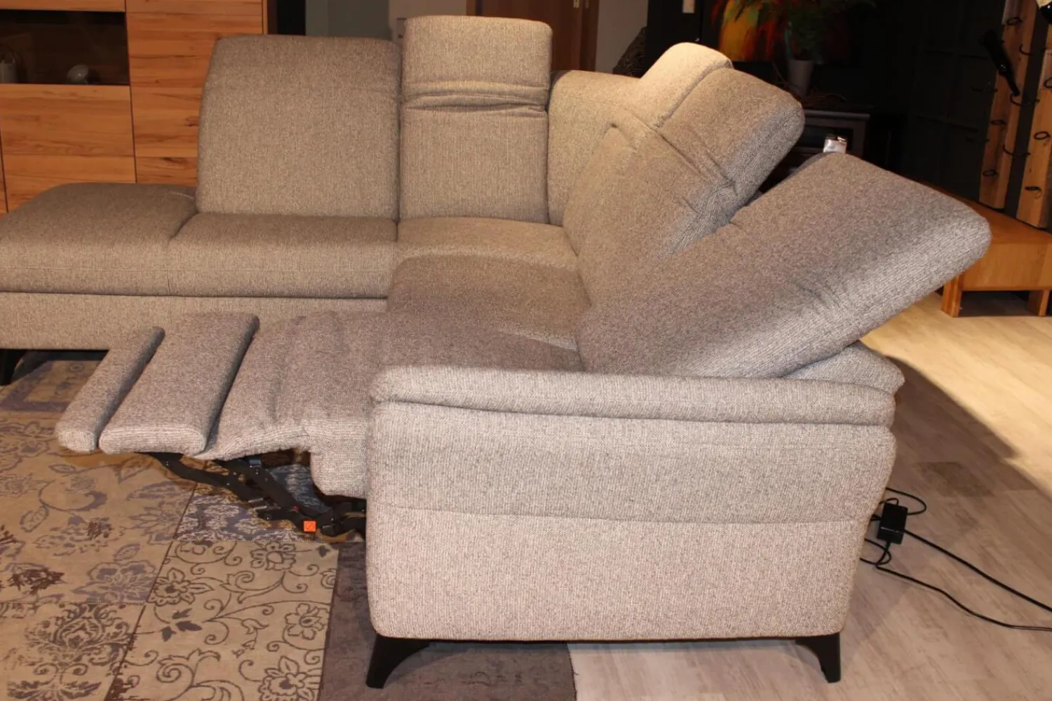 Steinpol Polstergruppen|Garnitur Corsica II Casada Stoff C Sneak Steel Grau