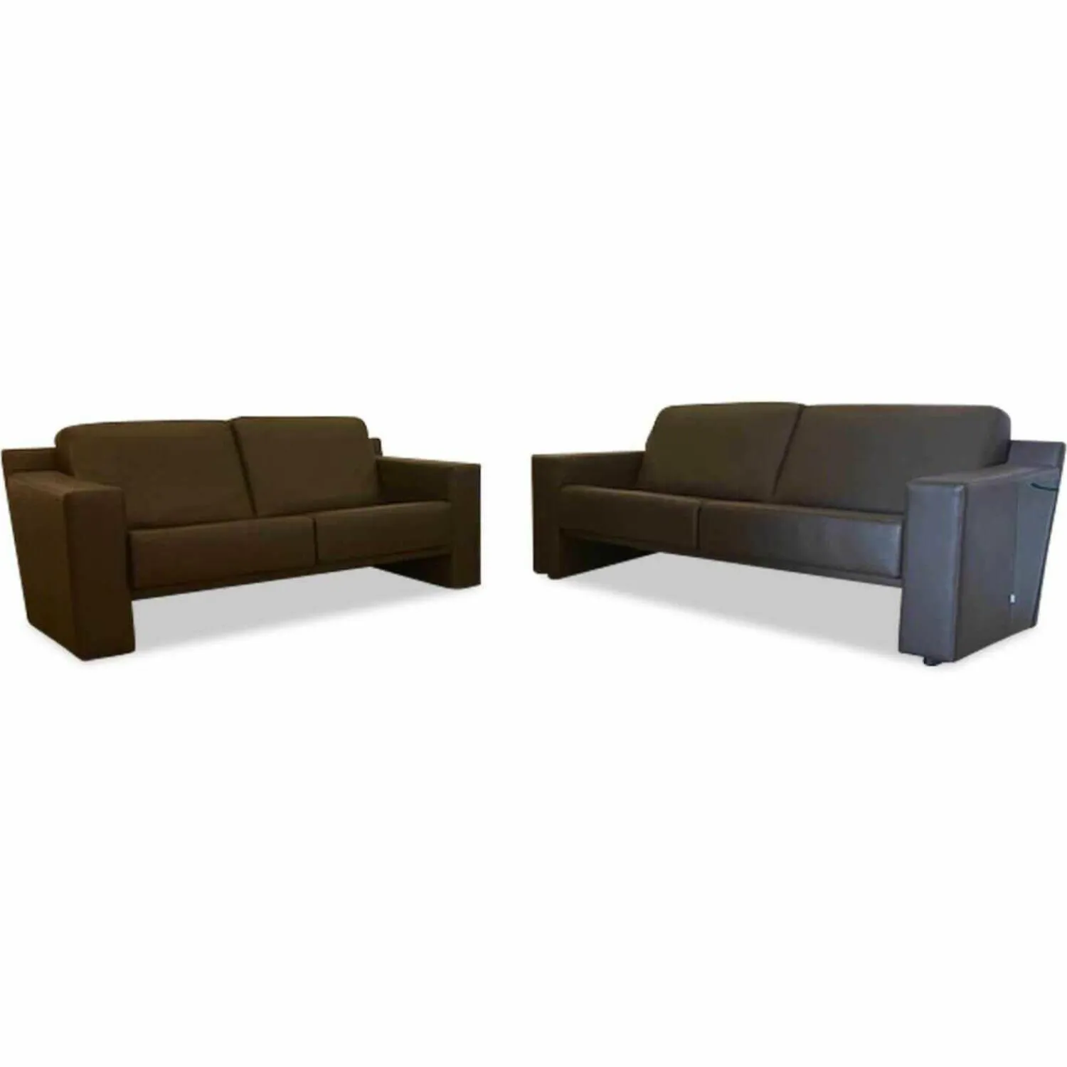 Jori Polstergruppen|Garnitur Dakota JR 9800 Leder Fuerte Braun 2 Sofas