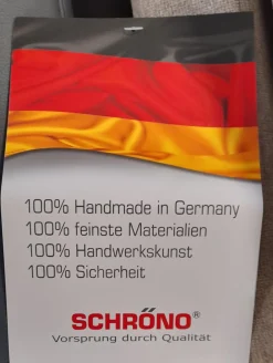 Schröno Polstergruppen|Garnitur KS 032219 Münichau Stoff JAB Donovan Braun 1-1354-075 Fuß Buche Nussbaumfarbig