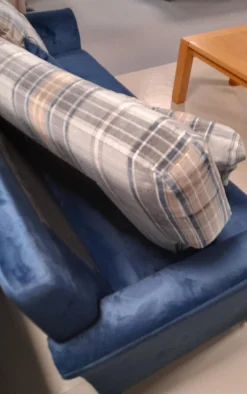 Schröno Polstergruppen|Garnitur KS 9720-1 Sydney Stoff 657577 Fuß Buche Maronfarbig 2 Sofas