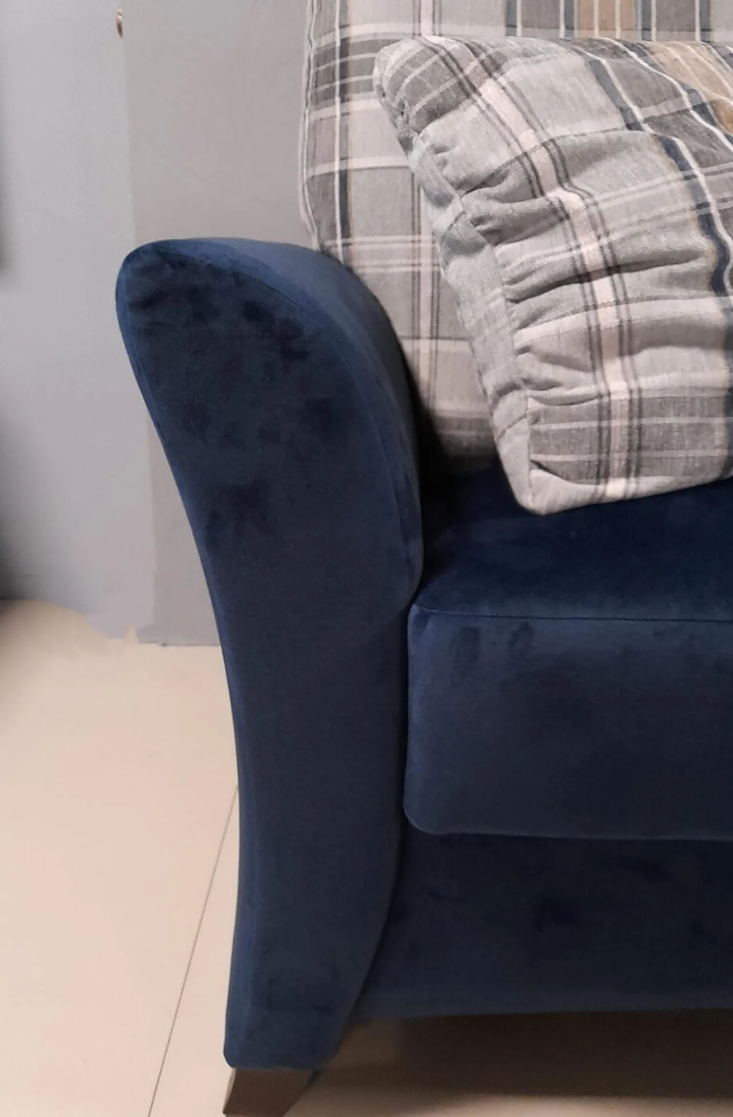 Schröno Polstergruppen|Garnitur KS 9720-1 Sydney Stoff 657577 Fuß Buche Maronfarbig 2 Sofas