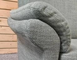 Arco Polstergruppen|Garnitur LS 673517 Well 3671 Stoff Lavado Fresh 8 Granit Grau 2 Sofas 1 Hocker