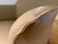 Leolux Polstergruppen|2-Sitzer-Sofas|Garnitur Mayon Leder Senso 4400 Off White 1 Sofa 2 Sessel