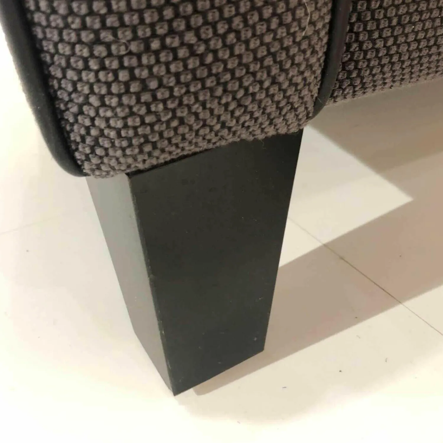 Sinn Polstergruppen|Garnitur Scala 2-1-1 Stoff Anthrazit Füße Schwarz Lackiert