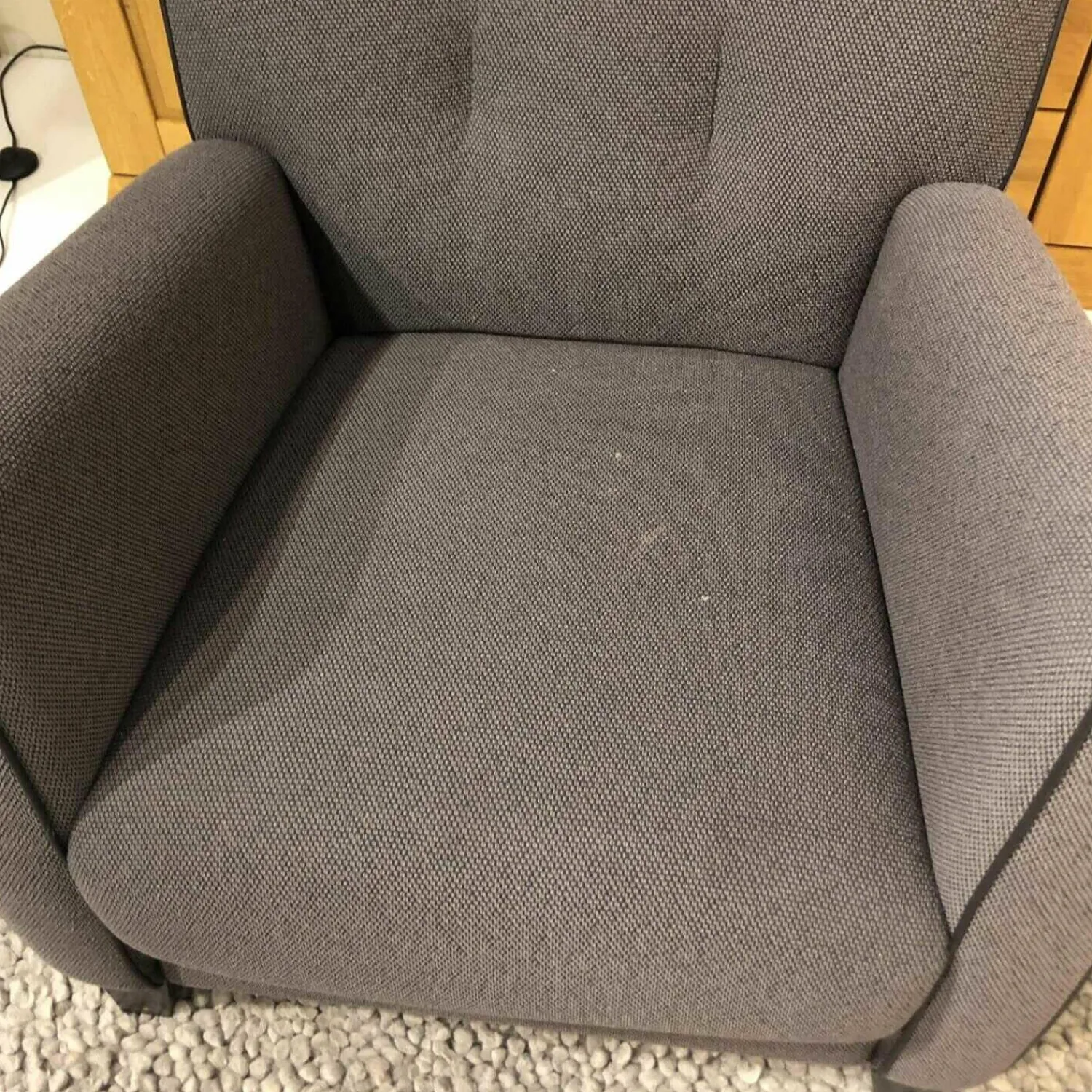 Sinn Polstergruppen|Garnitur Scala 2-1-1 Stoff Anthrazit Füße Schwarz Lackiert