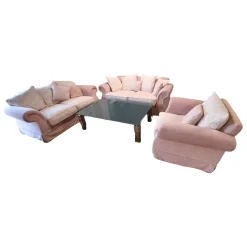 Max Winzer Polstergruppen|Garnitur Summerville Stoff 240020 / 06 Rose 2 Sofas 1 Sessel