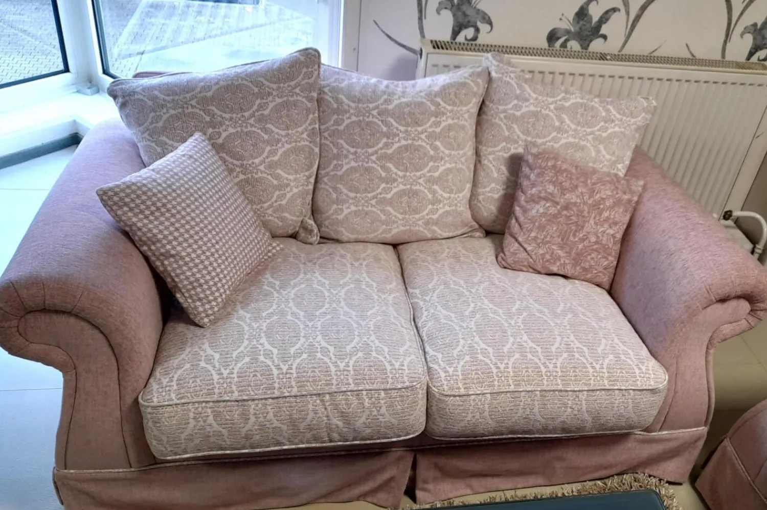 Max Winzer Polstergruppen|Garnitur Summerville Stoff 240020 / 06 Rose 2 Sofas 1 Sessel