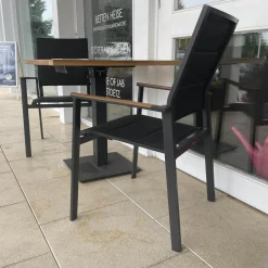 Niehoff Essgruppen|Garten Tischgruppe Tisch Bistro Geölt Mit 2 Stühlen