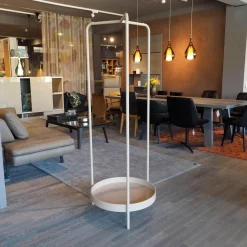 Schönbuch Garderoben|Geradobenständer Selma Pulverbeschichtet Rosenholz Rose-Weiß