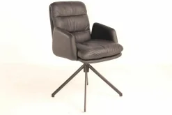 Lavida Relaxsessel|Gianluca Drehgestell Sessel Leder Toledo Nero