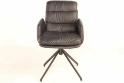 Lavida Relaxsessel|Gianluca Drehgestell Sessel Leder Toledo Nero