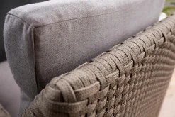 Cane Line Loungemöbel|Highbacksessel Diamond Taupe Gestell Aus Aluminium Und CaneLine Weave Graphite