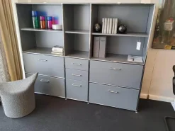 Dauphin Vitrinen & Highboards|Highboard Bosse Vulkangrau MDF Laminiert