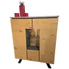 Habufa Vitrinen & Highboards|Highboard Calvi Eiche Dickfurnier Natur Absatz Beton