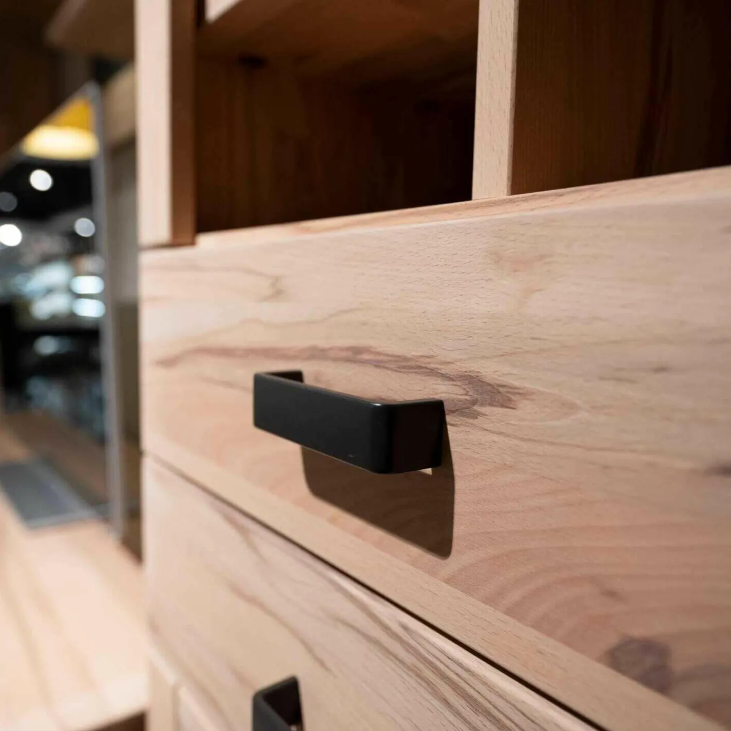 Natura Vitrinen & Highboards|Highboard Cartago Astbuche Massiv