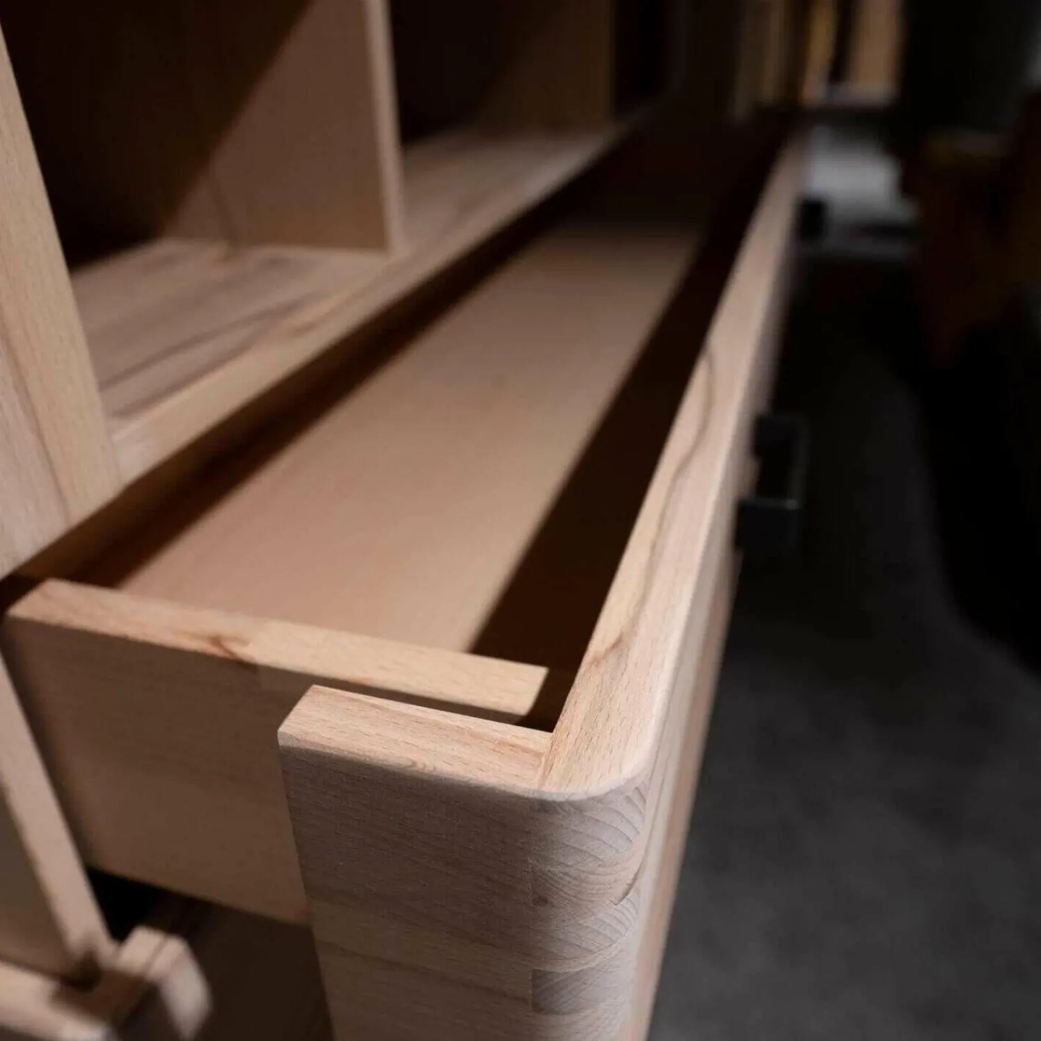 Natura Vitrinen & Highboards|Highboard Cartago Astbuche Massiv