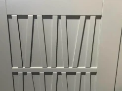 Aera Vitrinen & Highboards|Highboard Claire Lack Anthrazit Metallrahmengestell Schwarz 2 Drehtüren Mit Push Pull