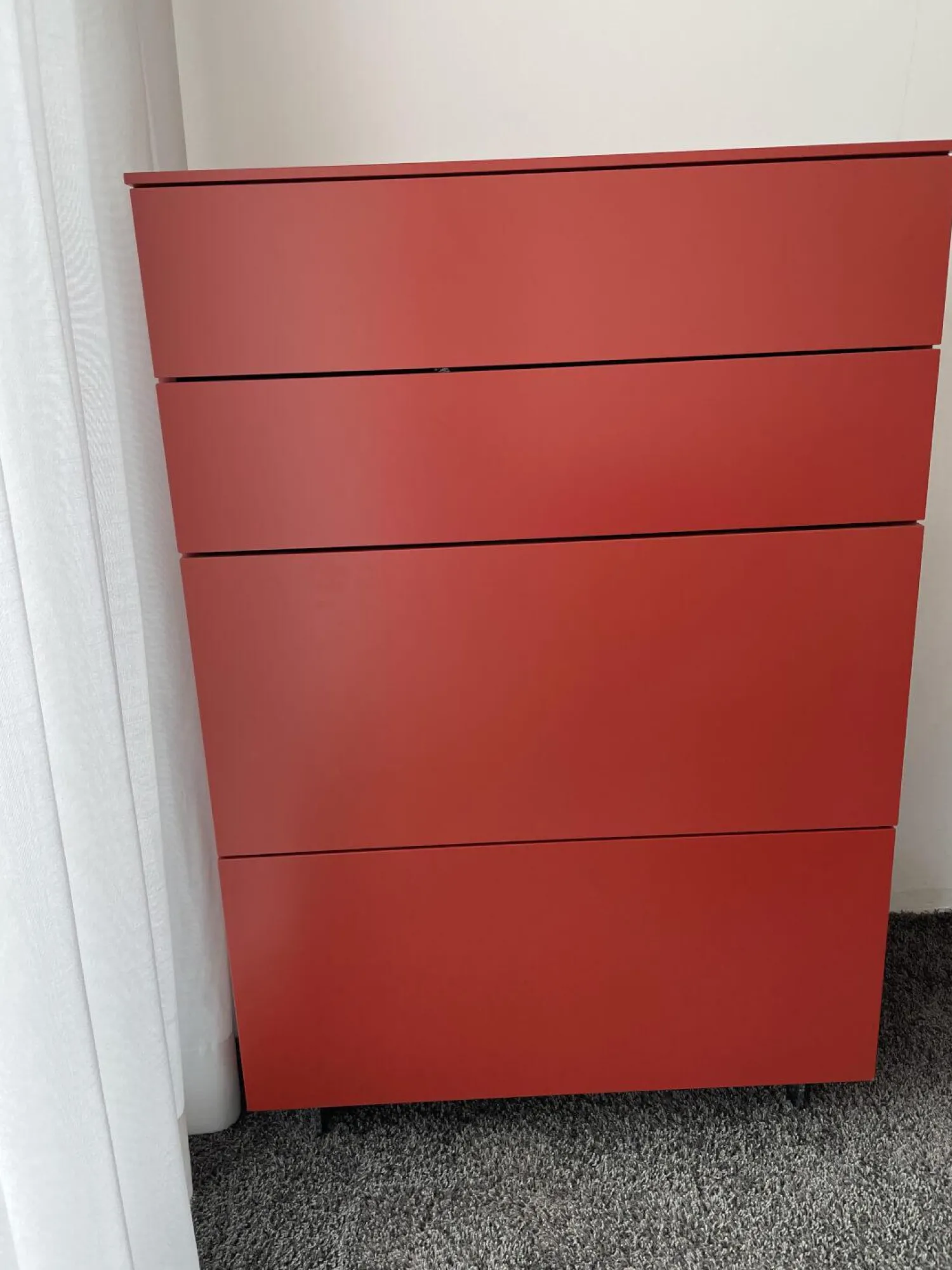 Sudbrock Vitrinen & Highboards|Highboard Cubo Indisch Rot