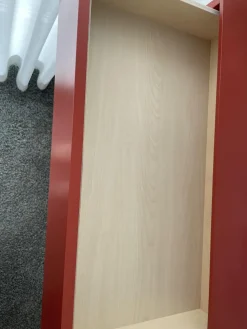 Sudbrock Vitrinen & Highboards|Highboard Cubo Indisch Rot