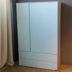 IRO Vitrinen & Highboards|Highboard Gallery M Merano Lack Eisblau