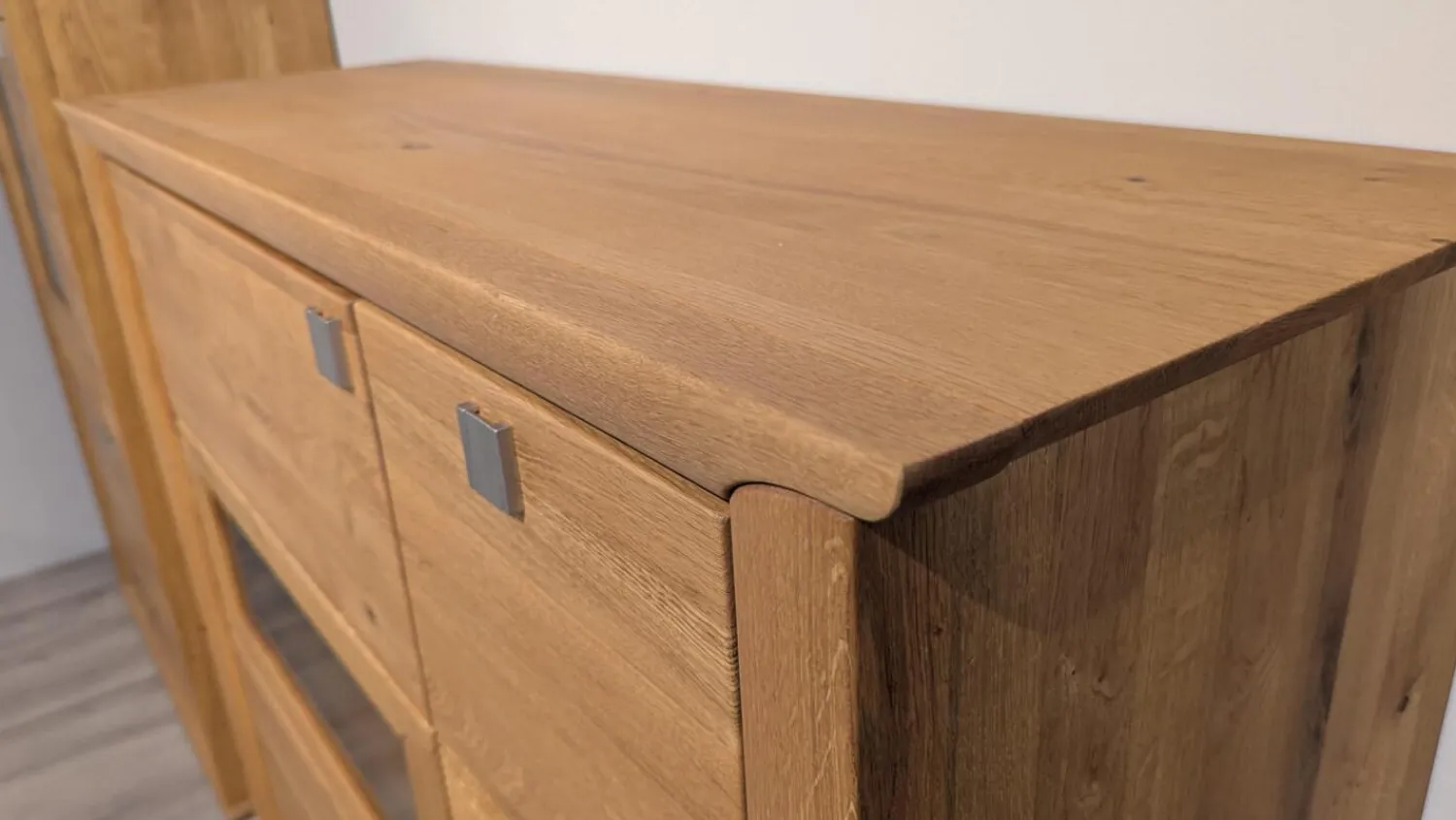 Klose Kollektion Vitrinen & Highboards|Highboard K2 Wildeiche Geölt Inklusive Beleuchtung Und Flaschenhalterung