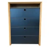 Girsberger Vitrinen & Highboards|Highboard La Punt Eiche Massiv Front Schwarz